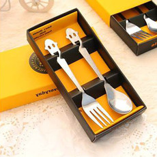 便携不锈钢餐具礼品套装叉子勺子（两件套）勺筷叉便携勺子筷子叉子