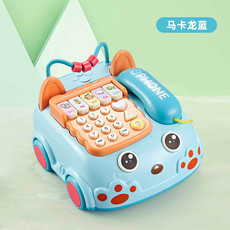 汤河店 儿童益智早教电话学习机 灯光音乐多功能 敲琴打地鼠游戏婴儿玩具