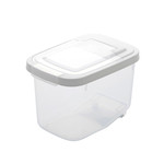 茶花 翻盖米桶面粉储存罐10斤储米箱防虫防潮米缸大米桶收纳盒012002