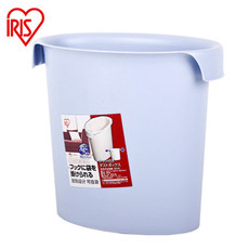 爱丽思IRIS 塑料垃圾桶带挂钩式创意客厅垃圾桶 方便套垃圾袋DO-6-蓝色