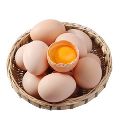 誉福园 农家散养谷饲新鲜鸡蛋40枚装 单枚40g左右