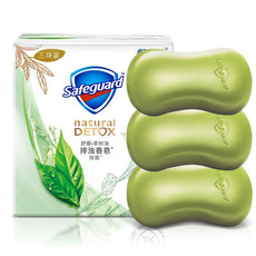 舒肤佳/Safeguard 舒缓茶树油深层排浊高端香皂108克*3块