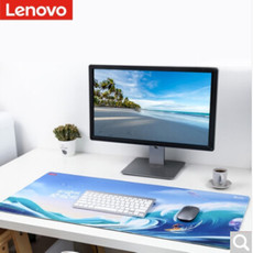 联想/Lenovo 鼠标垫桌垫800x300锁边大办公桌面电脑鼠标垫乘风破浪