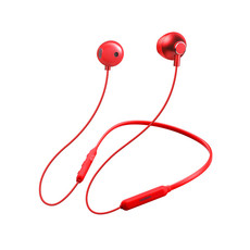 沃品(WOPIN)运动蓝牙耳机(颈挂式),红色,1个