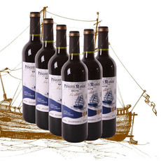 六瓶 Pengfei Manor法国原酒进口红酒帆船赤霞珠干红葡萄酒