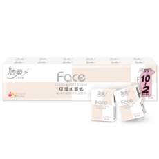 洁柔Face(粉色)百花香迷你型纸手帕4层8片x12包单条